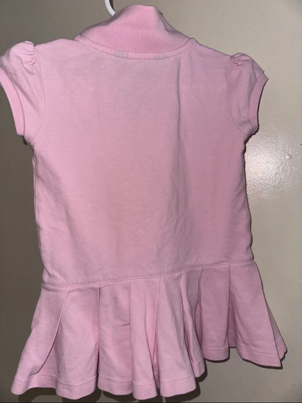 Ralph Lauren Light Pink Polo Dress with Pleated Skirt - Picture 3 of 3